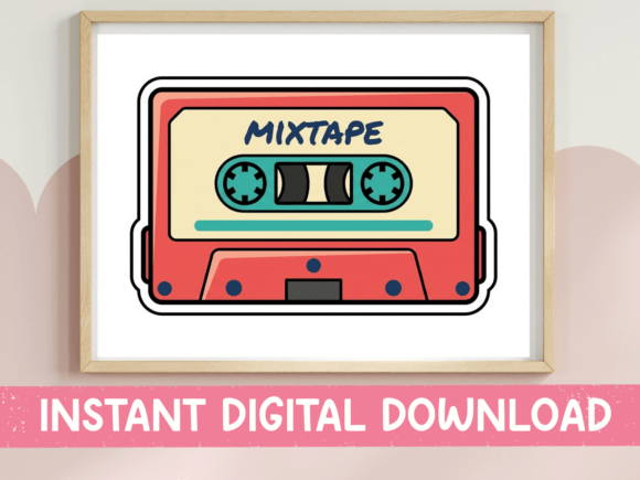 Bring Analog Warmth to Modern Design with the Mixtape Retro Cassette Design