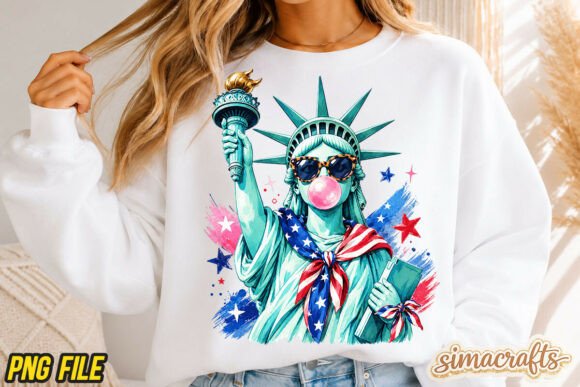 Preppy Brushstroke Statue of Liberty PNG: A Fresh Take on Patriotism