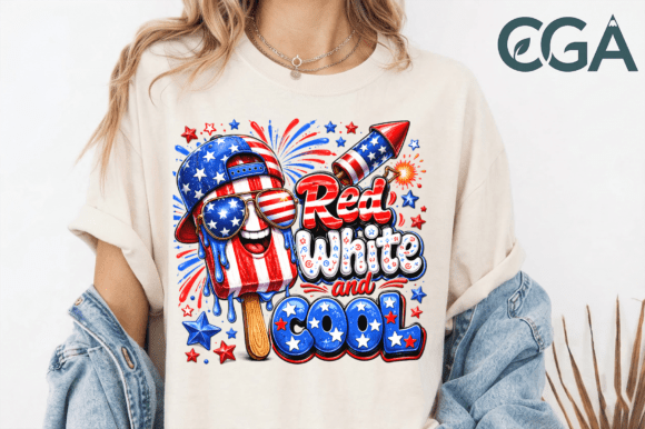 Red White Cool Patriotic Popsicle PNG: A Designer's Guide to Festive Branding