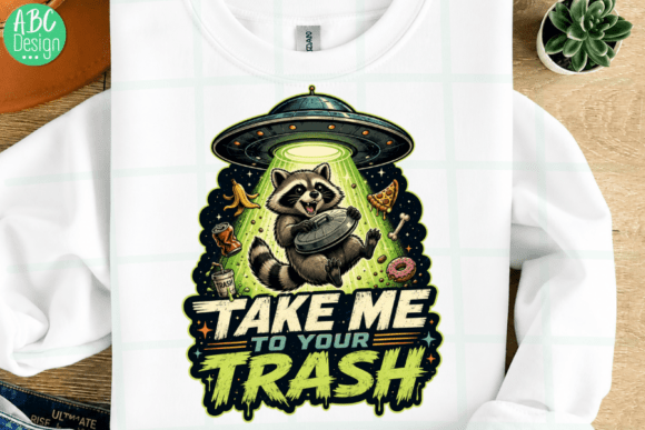 Take Me To Your Trash Raccoon PNG: A Viral Design Asset
