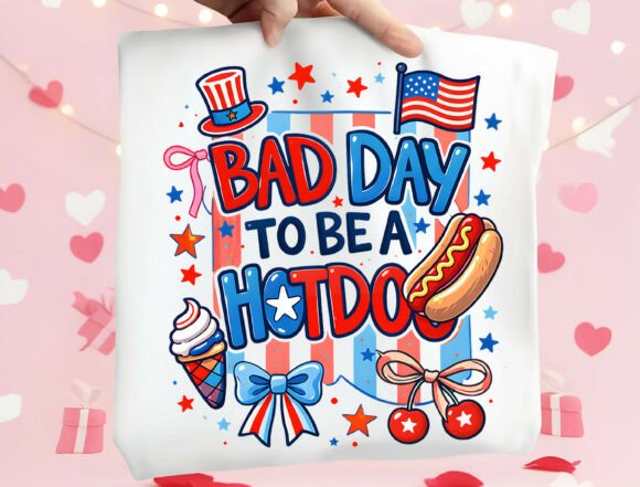 Unleashing the 'Bad Day To Be A Hotdog' Design for Your 4th of July